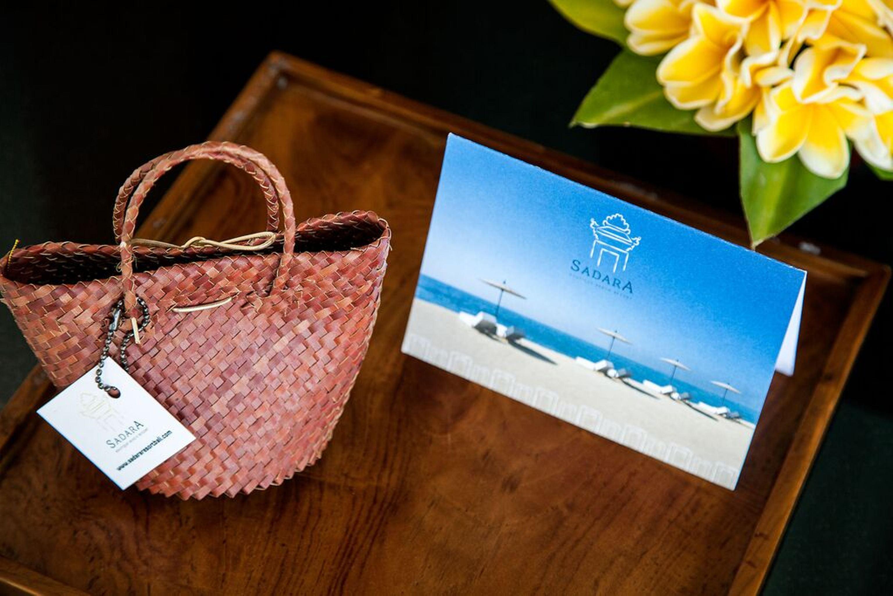 Sadara Resort Nusa Dua  Exterior foto A bag and a card from the hotel
